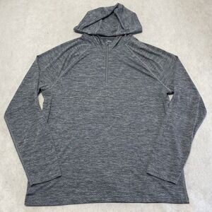 Quince Performance Pullover Hoodie 1/4 Zip Performance Mens XL Golf Sporty *flaw